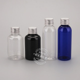 50mlPET透明铝盖瓶便携化妆品分装瓶试用装精华液水剂乳液空瓶