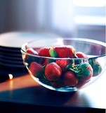 IKEA滋滋深圳宜家代购 布朗达上菜用碗 透明玻璃 沙拉凉拌面碗