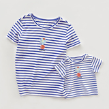 自制 男女宝宝妈妈亲子短袖T恤 1岁2岁3岁婴幼儿2016夏装新款韩版