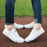 夏季新款学生小白布鞋韩版潮流运动休闲男鞋女鞋情侣帆布低帮单鞋