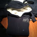 美国abercrombie fitch af代购直邮2015女羊羔绒加厚卫衣帽衫外套