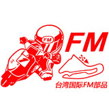 摩托车踏板车电摩贴纸改装个性装饰台湾FM部品雕刻款车贴跑车贴花