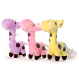 日本道格 Q版长颈鹿 泰迪，博美，雪纳瑞狗狗发声玩具 宠物玩具