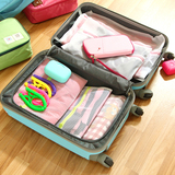 衣物旅行收纳袋细网袋刘涛同款衣服分类袋 透明行李箱整理袋