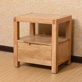 日式简约现代实木家具实木床头柜/边柜/角柜/储物柜白橡木家具