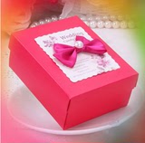 创意婚庆包装盒欧式结婚婚礼喜糖盒子 大号长方形纸盒喜糖盒