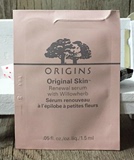 【小样】ORIGINS悦木之源品木宣言 粉滑嫩精华素1.5ml 收细毛孔