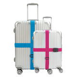 旅行拉杆箱捆绑带 出国行李箱打包带捆箱十字打包带 密码锁打包带