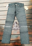 【现货】RRL 1960年代复古SLIM-FIT修身 灰色赤耳原色丹宁牛仔裤