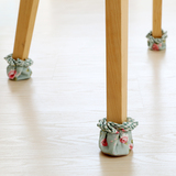 日式布艺桌脚套4个装 桌椅子腿套保护套 桌脚垫桌腿套家具脚垫