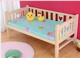 特价包邮加强型儿童床实木护栏加密宝宝床婴儿床松木床单人床小床