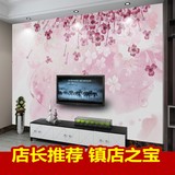 温馨浪漫花卉现代简约大型壁画客厅卧室电视背景墙纸影视墙壁纸布