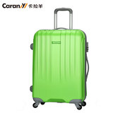 卡拉羊新品时尚炫彩潮PC万向轮拉杆箱20 24寸行李箱旅行箱CX8399