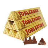 Toblerone瑞士三角巴旦木蜂蜜牛奶6条组合装50g*6条300g