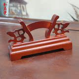 和扇堂 高档红木扇架 中国风架子 折扇扇子底座 扇托 工艺扇子架
