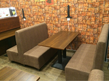 特价餐厅卡座沙发桌椅组合 火锅店咖啡厅 奶茶甜品快餐店沙发N1