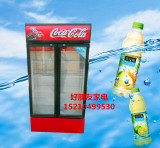 宏鑫尔冷藏柜展示柜保鲜柜立式双门商用饮料冷饮蔬菜水果柜冰柜