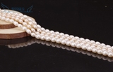 天然淡水珍珠7-8MM强光DIY手链项链米形珠 散珠
