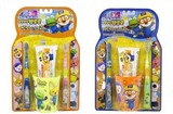 韩国原装进口小企鹅儿童牙膏+2牙刷+漱口杯刷牙杯套装/3岁以上