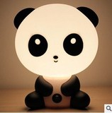 爆款 创意时尚卡通可爱功夫熊猫台灯 儿童婴儿房卧室床头小夜灯