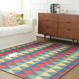 北欧韩式简约现代几何地毯客厅茶几卧室地毯床边厨房防滑地垫门垫
