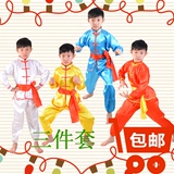 六一儿童武术表演服装长袖短袖太极服男童女童小学生幼儿园练功服