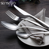 senseyo欧式刀叉套装西餐餐具不锈钢牛排刀叉勺三件套餐刀餐叉勺