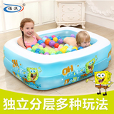 诺澳 海绵宝宝儿童充气游泳池家庭戏水池婴幼儿戏水池宝宝沐浴桶