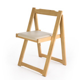 背低背 折叠椅子 时尚进口小椅子实木折叠餐椅 家用木质靠