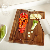 木雅轩韩国实木长方形抗菌切水果板刀板面板粘板切菜砧板案板菜板