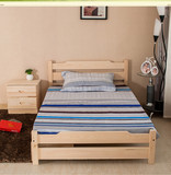 特价实木床单人双人床成人床板床松木床架子床环保床1.21.51.8米
