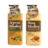 包邮 韩国LG ON身体乳浴后乳 超强吸收3秒保湿 干性肤质 蜂蜜橄榄