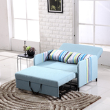 双人布艺可折叠沙发床1.5米多功能两用床单人1.2客厅现代简约沙发