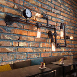 柴火 loft复古工业壁灯阳台创意灯饰美式餐厅酒吧铁艺水管壁灯