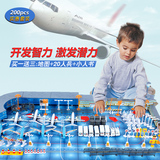 飞机场玩具模型场景200配件 仿真客机机场塑料飞机儿童春节礼物