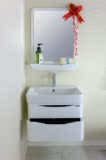四维橡木挂墙式浴室柜N03003小户型白色经典款陶瓷盆台面正品热销