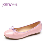Josiny/卓诗尼2015甜美平跟单鞋秋季新款套脚尖头女鞋153150230