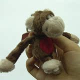 5个包邮NICI钥匙扣钥匙圈手机链猴子吉祥物挂件毛绒玩具公仔玩偶