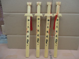 批发60厘米竹剑儿童学生玩具竹木刀剑兵器舞台道具表演演出竹木剑