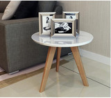 实木沙发边几角几 北欧创意圆形烤漆桌子客厅边桌现代简约小茶几