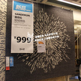 12.6温馨宜家IKEA桑得伦长绒地毯客厅会客毯创意大地毯卧室地毯