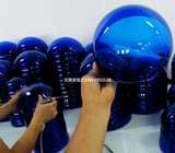 水泡泡球 亚克力半球罩空心蓝色半透明球罩有机玻璃防尘罩子无边