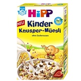 德国HIPP喜宝巧克力有机谷物营养宝宝儿童麦片1-3岁 新品