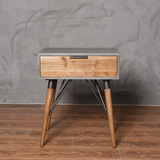 [尚森]loft床头柜美式现代木质边桌简约现代方桌边几茶几边柜角柜
