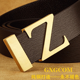 尊贵男士皮带GXG COM专柜正品 名牌牌子时尚韩版潮压纹酷奇腰带款