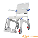 英维康坐厕椅 传送版洗澡椅 老人多功能坐便器 孕妇带轮马桶椅