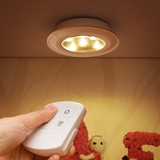 无线遥控灯拍拍灯 LED小夜灯 创意卧室床头衣柜灯展柜灯 电池射灯