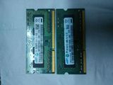 两条原装三星DDR3 1333 2G笔记本内存，联想华硕原装拆机。