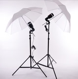 迪生电子闪光灯 d-45SD触发伞灯 柔光摄影灯 产品摄影棚拍摄套装