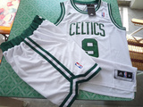 正品ADIDAS NBA CELTICS凯尔特人队9号隆多球迷版白篮球衣服套装